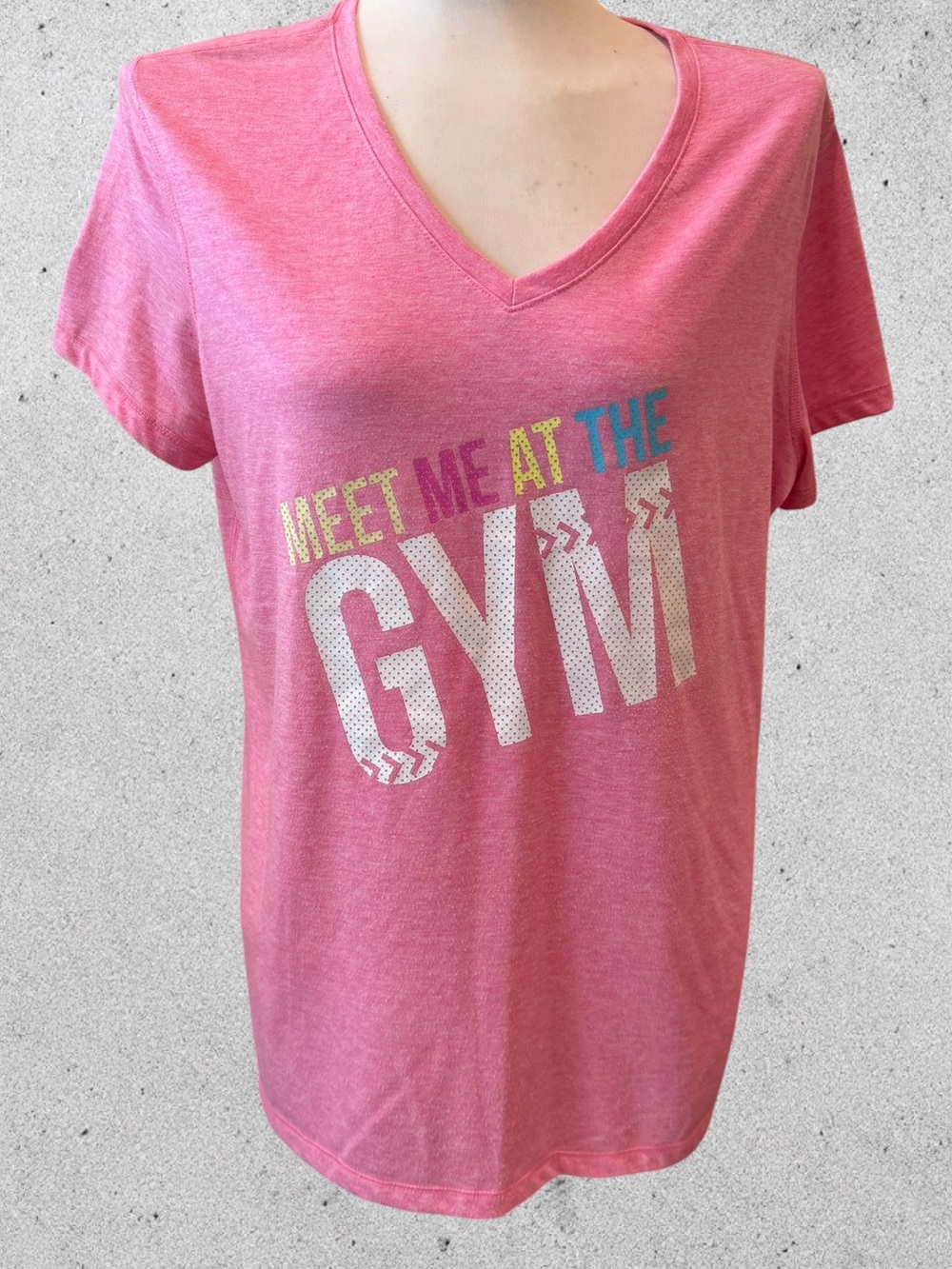Danskin Now “Meet Me At The Gym” Graphic T-Shirt